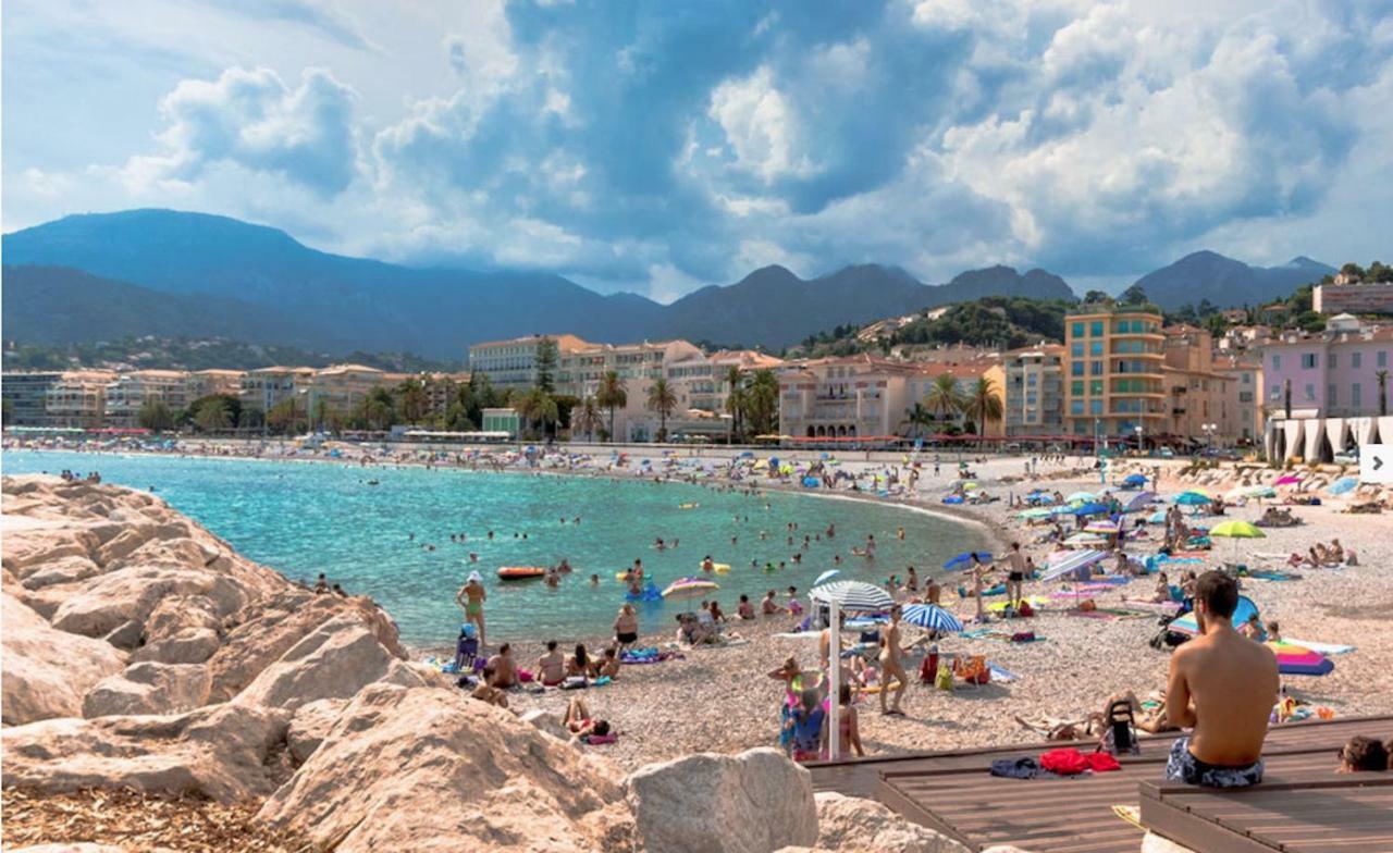 Menton Smartworking And Relax On The Beach, Seaview מראה חיצוני תמונה